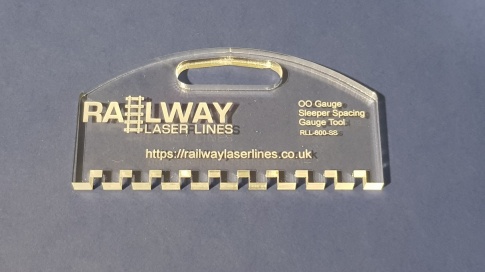 Railway Laser Lines Twin Sleeper Spacer Tools